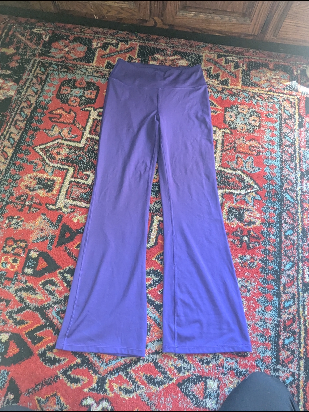 Victoria's Secret Purple Flare Yoga Pants